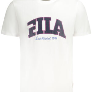 FILA T-SHIRT MANICHE CORTE UOMO BIANCO