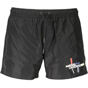KARL LAGERFELD BEACHWEAR COSTUME PARTE SOTTO UOMO NERO