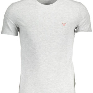 GUESS JEANS T-SHIRT MANICHE CORTE UOMO GRIGIO