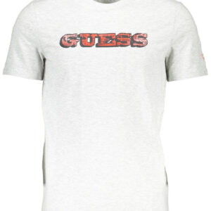 GUESS JEANS T-SHIRT MANICHE CORTE UOMO GRIGIO