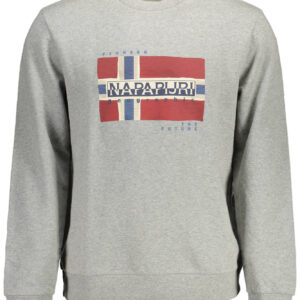 NAPAPIJRI FELPA SENZA ZIP UOMO GRIGIO