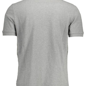 NAPAPIJRI POLO MANICHE CORTE UOMO GRIGIO