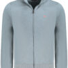 NAPAPIJRI FELPA CON ZIP UOMO GRIGIO