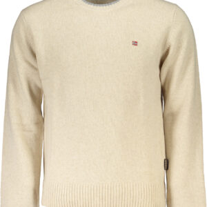 NAPAPIJRI MAGLIONE UOMO BEIGE