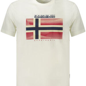 NAPAPIJRI T-SHIRT MANICHE CORTE UOMO BIANCO