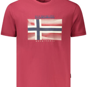 NAPAPIJRI T-SHIRT MANICHE CORTE UOMO ROSSO