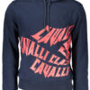 CAVALLI CLASS FELPA SENZA ZIP UOMO BLU