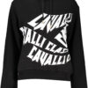 CAVALLI CLASS FELPA SENZA ZIP DONNA NERO