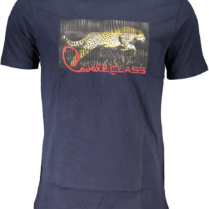 CAVALLI CLASS T-SHIRT MANICHE CORTE UOMO BLU