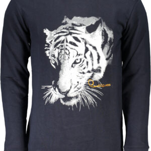 CAVALLI CLASS FELPA SENZA ZIP UOMO BLU