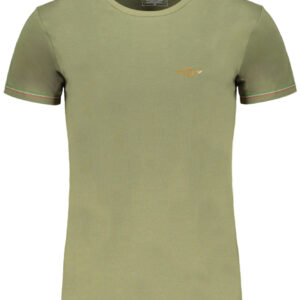 AERONAUTICA MILITARE T-SHIRT MANICHE CORTE UOMO VERDE