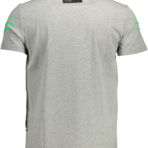 PLEIN SPORT T-SHIRT MANICHE CORTE UOMO GRIGIO