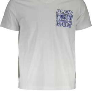 PLEIN SPORT T-SHIRT MANICHE CORTE UOMO BIANCO