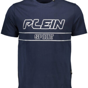 PLEIN SPORT T-SHIRT MANICHE CORTE UOMO BLU