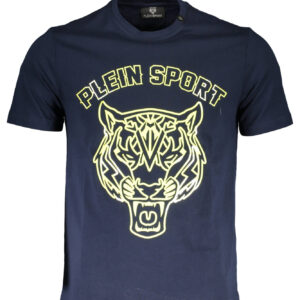 PLEIN SPORT T-SHIRT MANICHE CORTE UOMO BLU