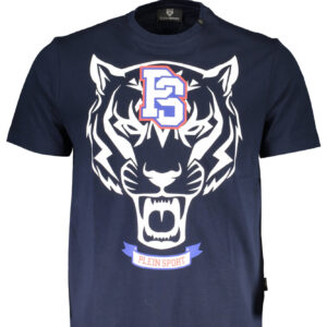 PLEIN SPORT T-SHIRT MANICHE CORTE UOMO BLU