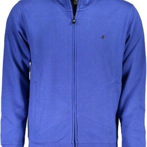 U.S. GRAND POLO FELPA CON ZIP UOMO BLU