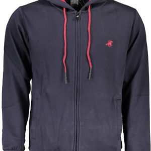 U.S. GRAND POLO FELPA CON ZIP UOMO BLU