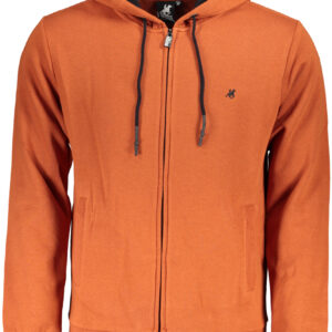 U.S. GRAND POLO FELPA CON ZIP UOMO BRONZO