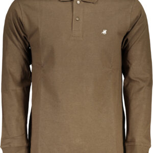 U.S. GRAND POLO POLO MANICHE LUNGHE UOMO MARRONE