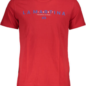 LA MARTINA T-SHIRT MANICHE CORTE UOMO ROSSO