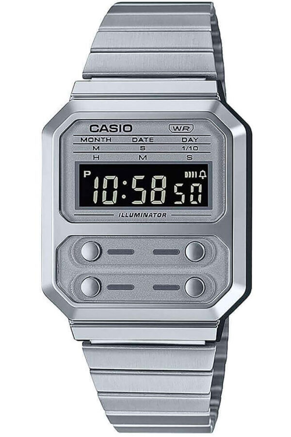 Casio A100WE-7BEF Unisex Grigio 141557