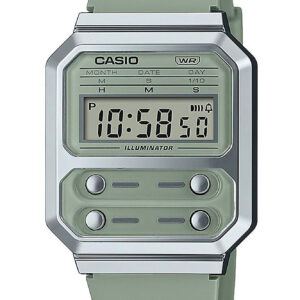 Casio A100WE Unisex Verde 141559