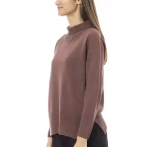 Brown Tencel Women Sweater