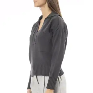 Green Wool Women Sweater