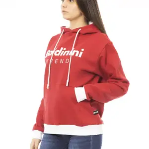 Red Cotton Women Sweater