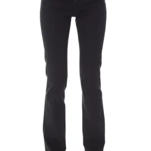 Black Cotton Women Jeans