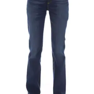 Blue Cotton Women Jeans