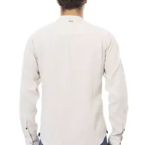 White Linen Men Shirt