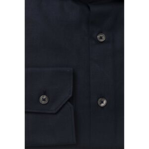 Blue Cotton Men Shirt