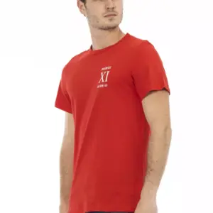 Red Cotton Men T-Shirt