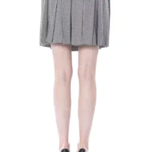 Black Viscose Women Skirt