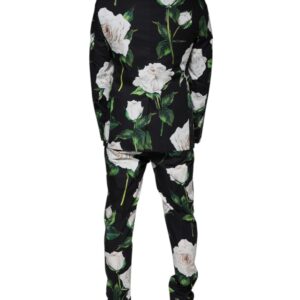Black Rose Cotton Men Formal 2 Piece Suit