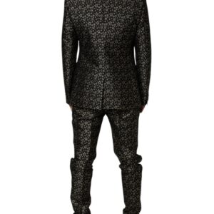 Black Stars Jacquard SICILIA 2 Piece Suit
