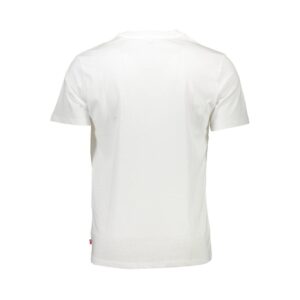 White Cotton Men T-Shirt