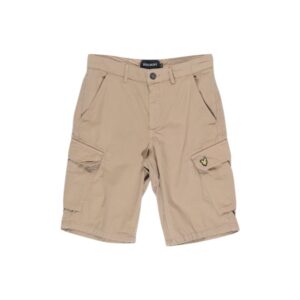 Beige Cotton Short