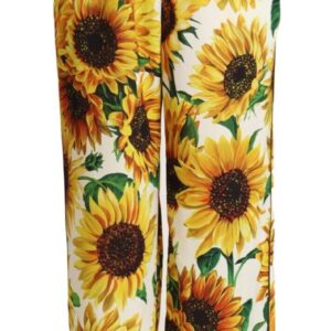 Elegant Sunflower Wide Leg Pants