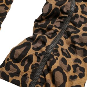 Chic Leopard Print Jogger Pants