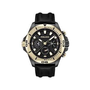 Black Artificial Leather Watch