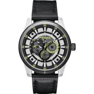 Black Leather Watch