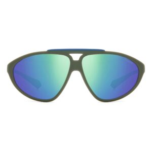 Green Rubber Sunglasses