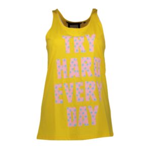 Yellow Cotton Women Top