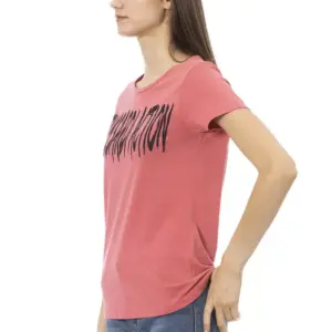 Multicolor Cotton Women T-Shirt