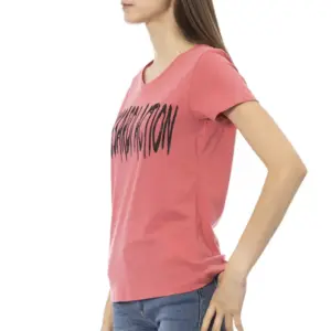 Multicolor Cotton Women T-Shirt