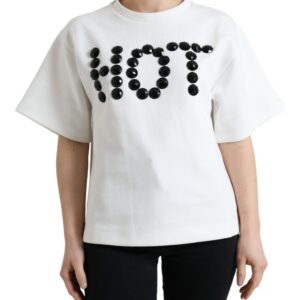 Embellished Crew Neck Fashion Tee