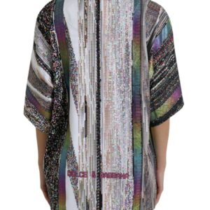 Chic Multicolor Round Neck Tee